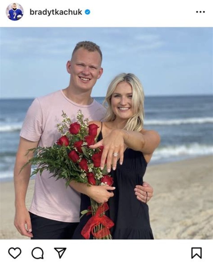 
Brady Tkachuk And Girlfriend Emma Farinacci Got Engaged In July 